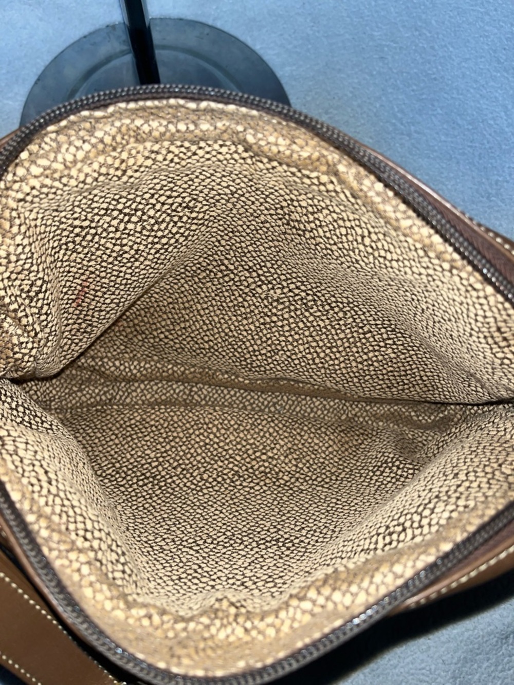 Borbonese Quail Suede Crossbody/Shoulder bag - Picture 9 of 10